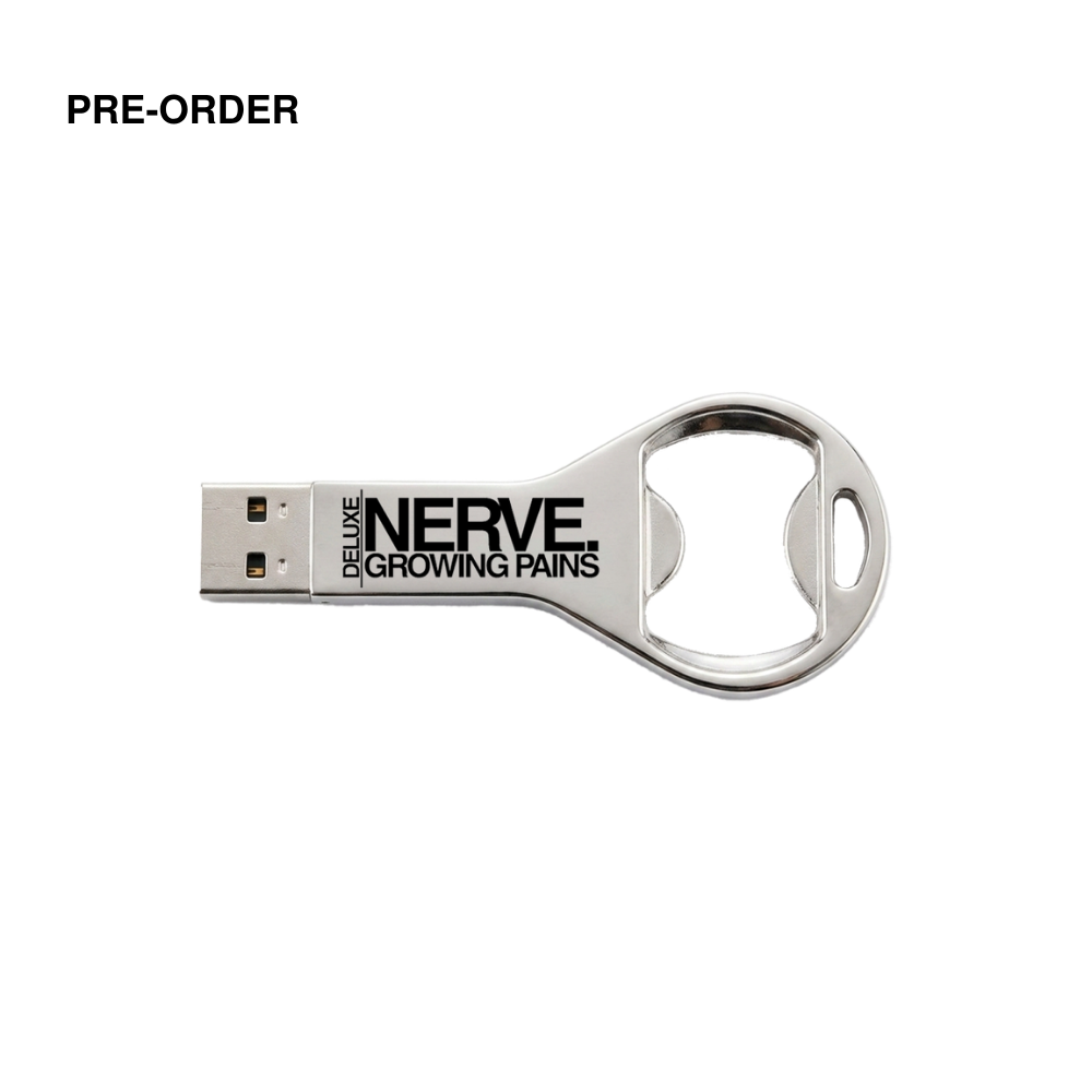 NERVE - GROWING PAINS - HOODIE + CD + USB BUNDLE