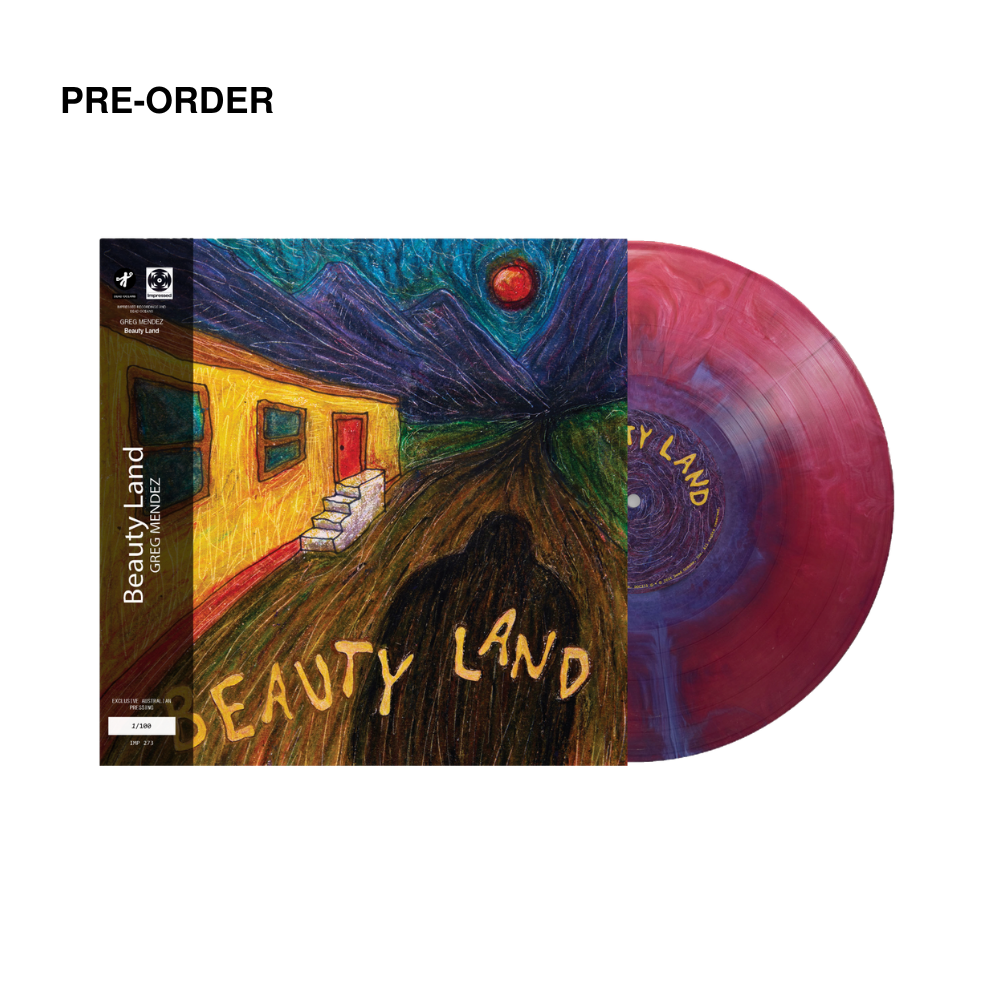 GREG MENDEZ - BEAUTY LAND - RED NEBULA SPLASH VINYL LP