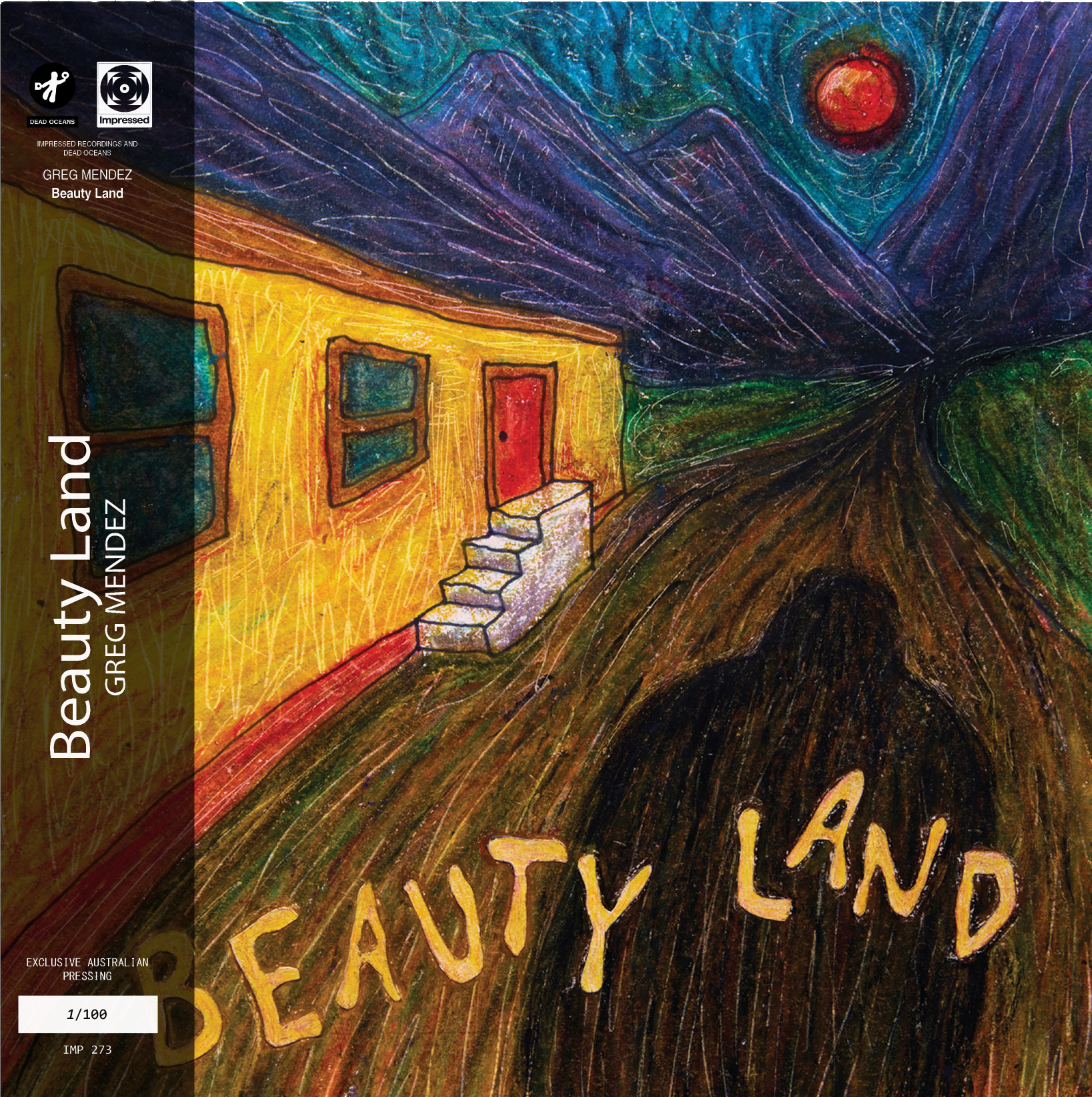 GREG MENDEZ - BEAUTY LAND - RED NEBULA SPLASH VINYL LP