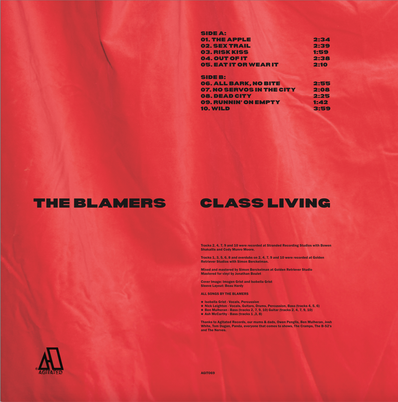 The Blamers - Class Living - Vinyl LP