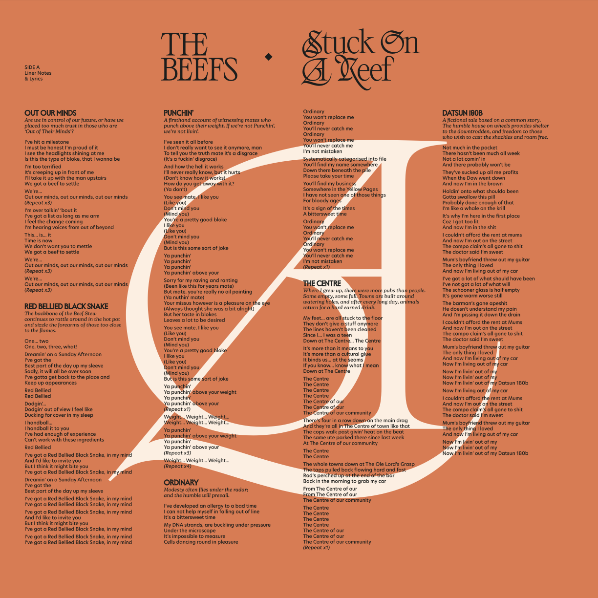 The Beefs - Stuck On A Reef - Vinyl LP