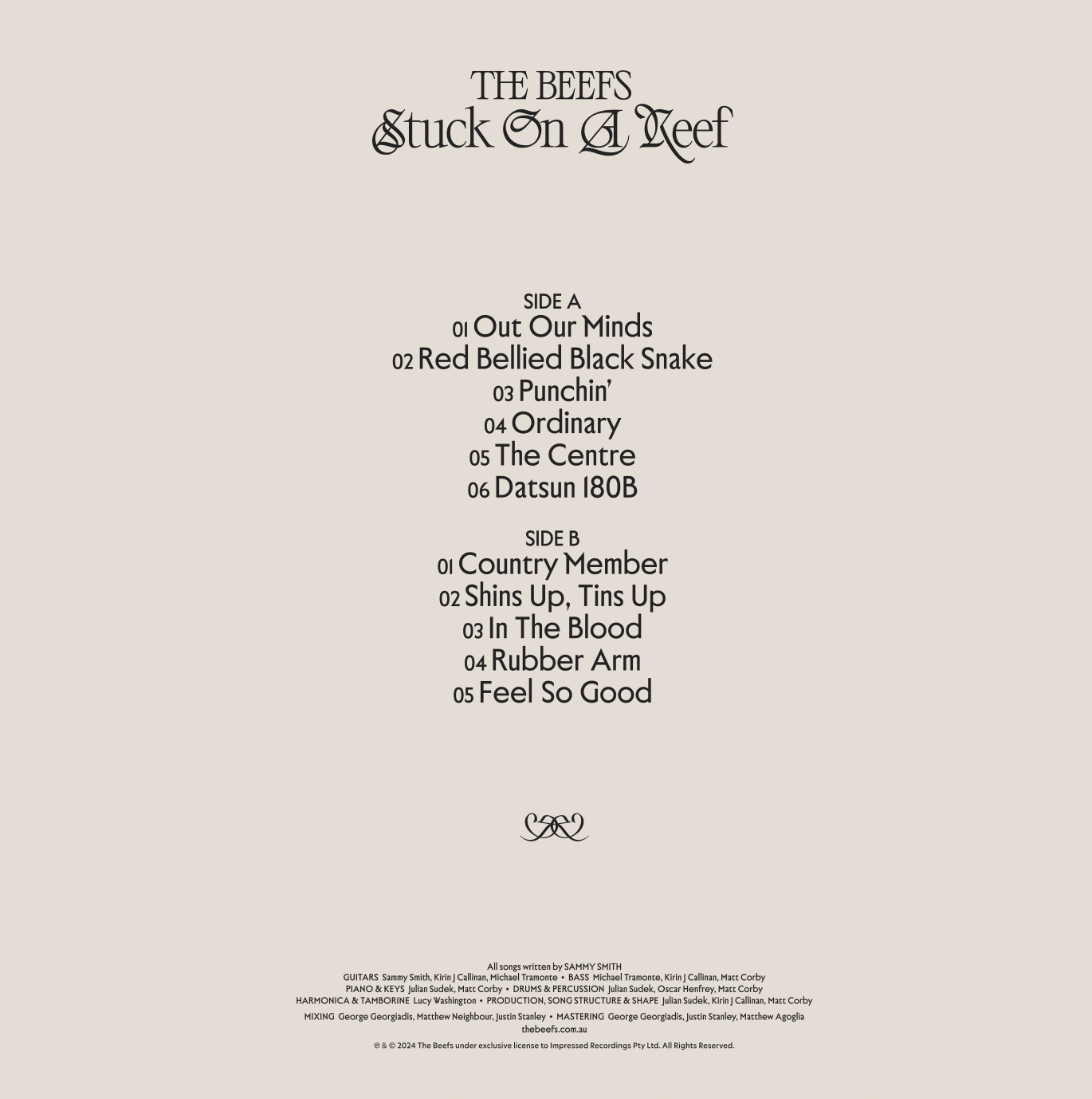 The Beefs - Stuck On A Reef - Vinyl LP