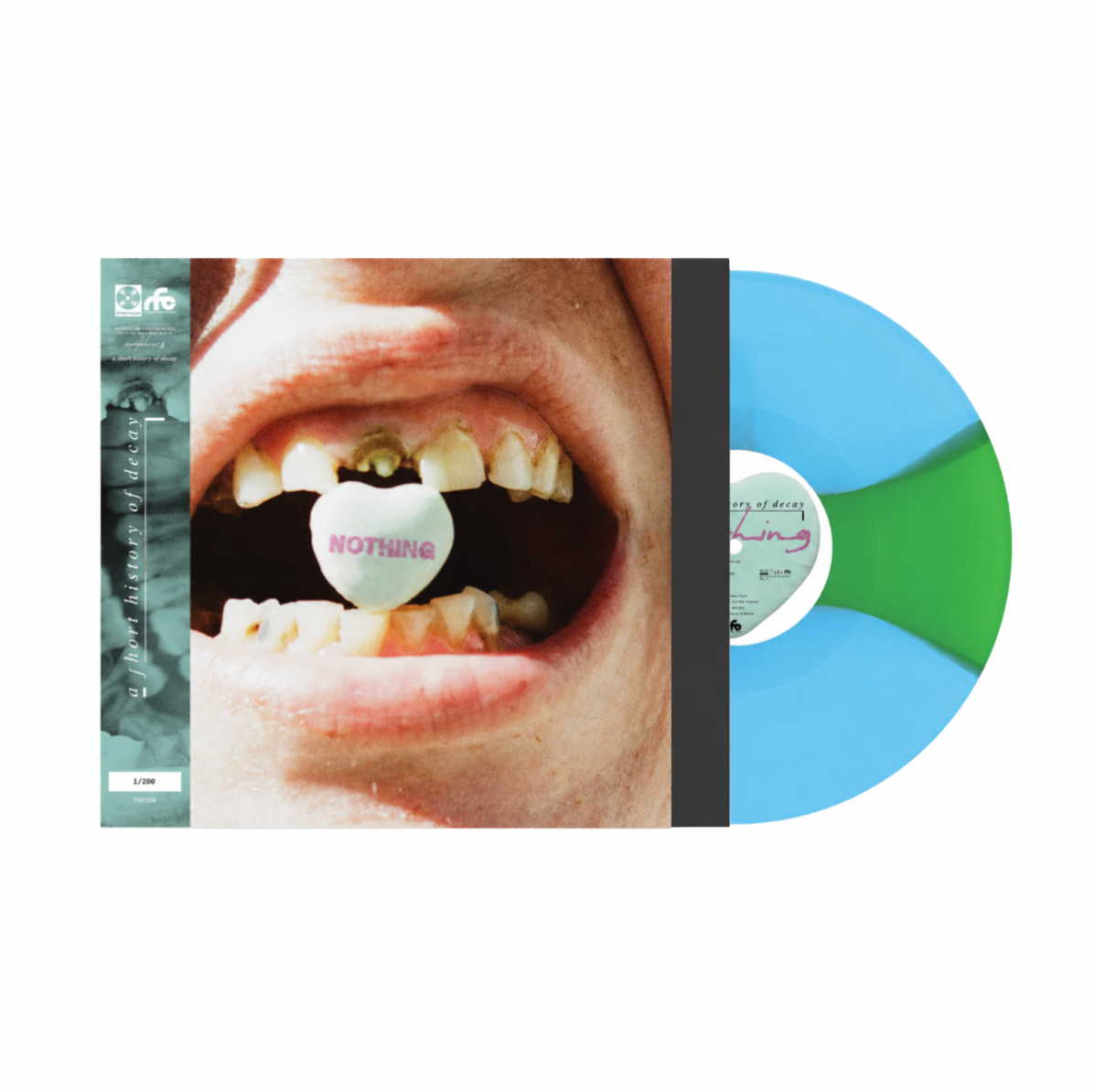 NOTHING - A SHORT HISTORY OF DECAY - WORLD EXCLUSIVE GUMMY VINYL LP