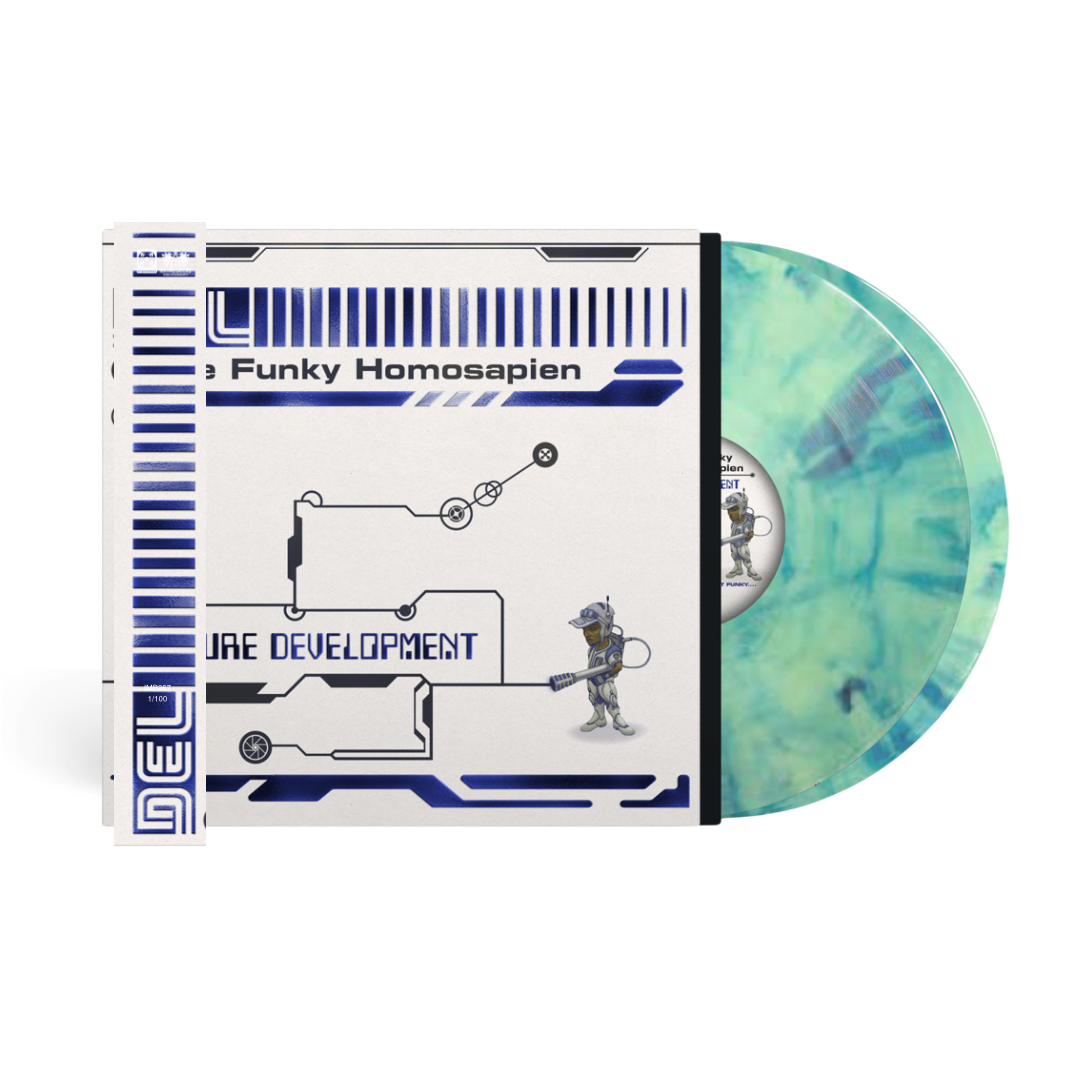 Del The Funky Homosapien - Future Development - Exclusive Green/Blue Marble Vinyl DOUBLE LP