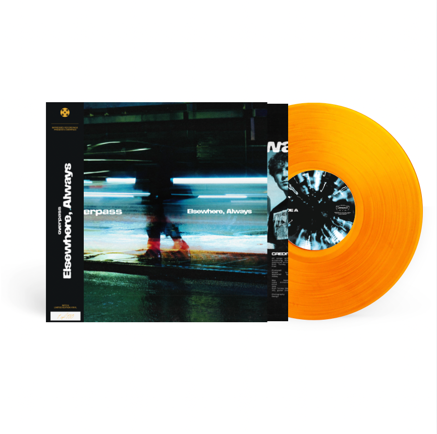 OVERPASS - ELSEWHERE, ALWAYS - WORLD EXCLUSIVE ORANGE Vinyl LP