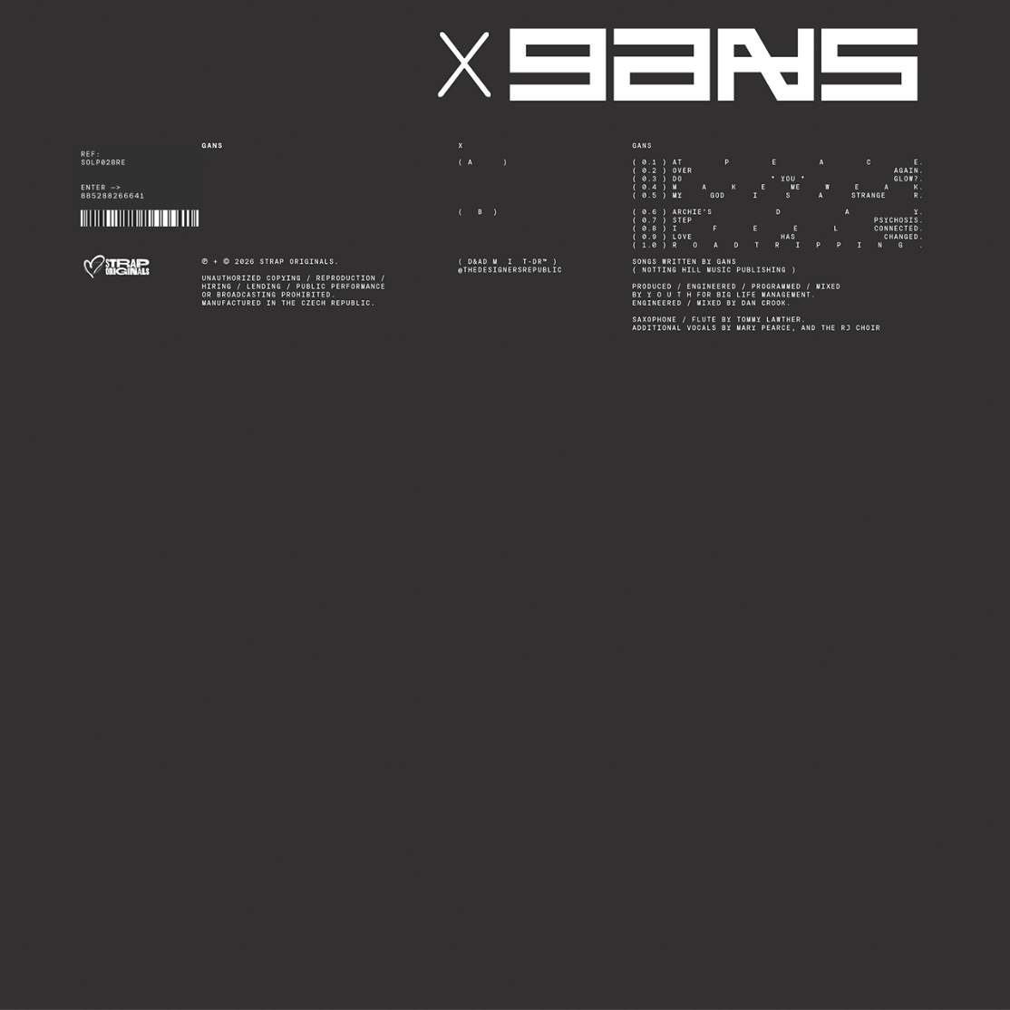 GANS - GANS - AUSTRALIAN EXCLUSIVE Vinyl LP + A2 POSTER
