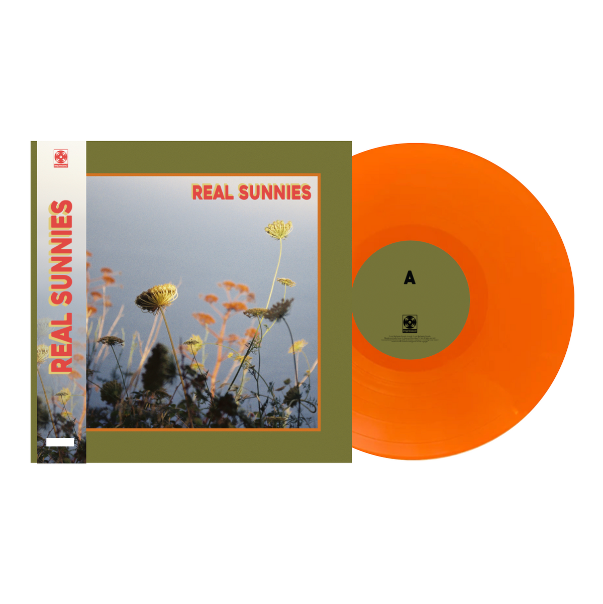 Real Sunnies - Self Titled - Burnt Orange Vinyl LP