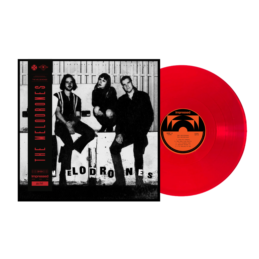 IMP049 Vinyl Club - MAY RECORD - The Melodrones Exclusive Red Heavyweight Vinyl LP + exclusive Impressed Listening Notes Essay