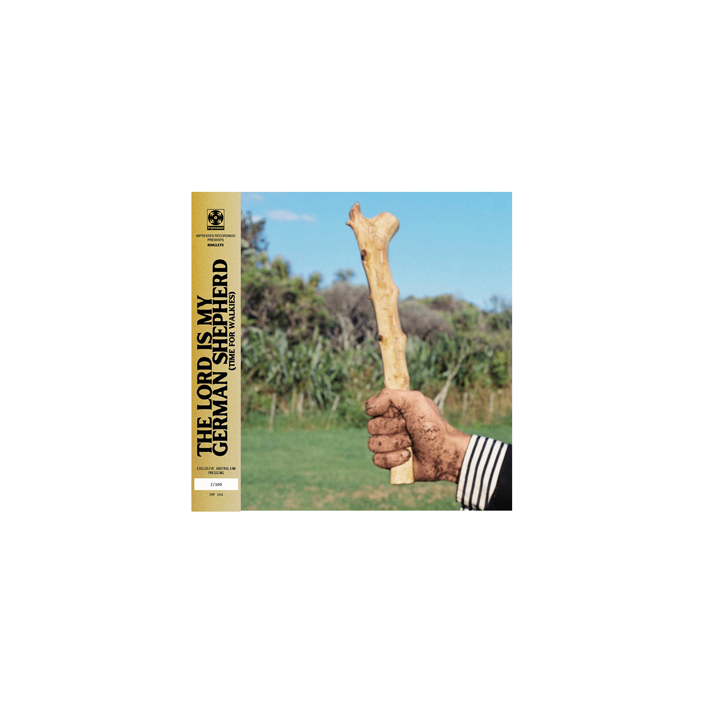 RINGLETS - The Lord Is My German Shepherd (TIME FOR WALKIES) - EXCLUSIVE BLUE MARBLE VINYL LP