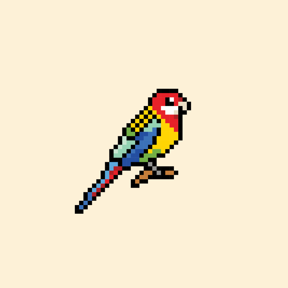 Miles Phillips - Eastern Rosellas - WORLD EXCLUSIVE RED 7" Vinyl + HOLOGRAPHIC STICKER