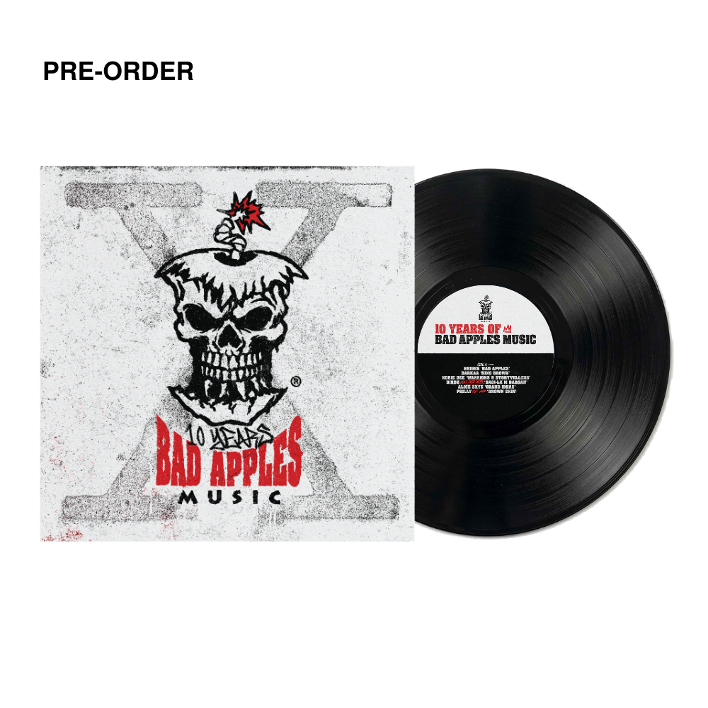 BAD APPLES - 10 YEARS OF BAD APPLES MUSIC - NEW LOGO - VINYL LP