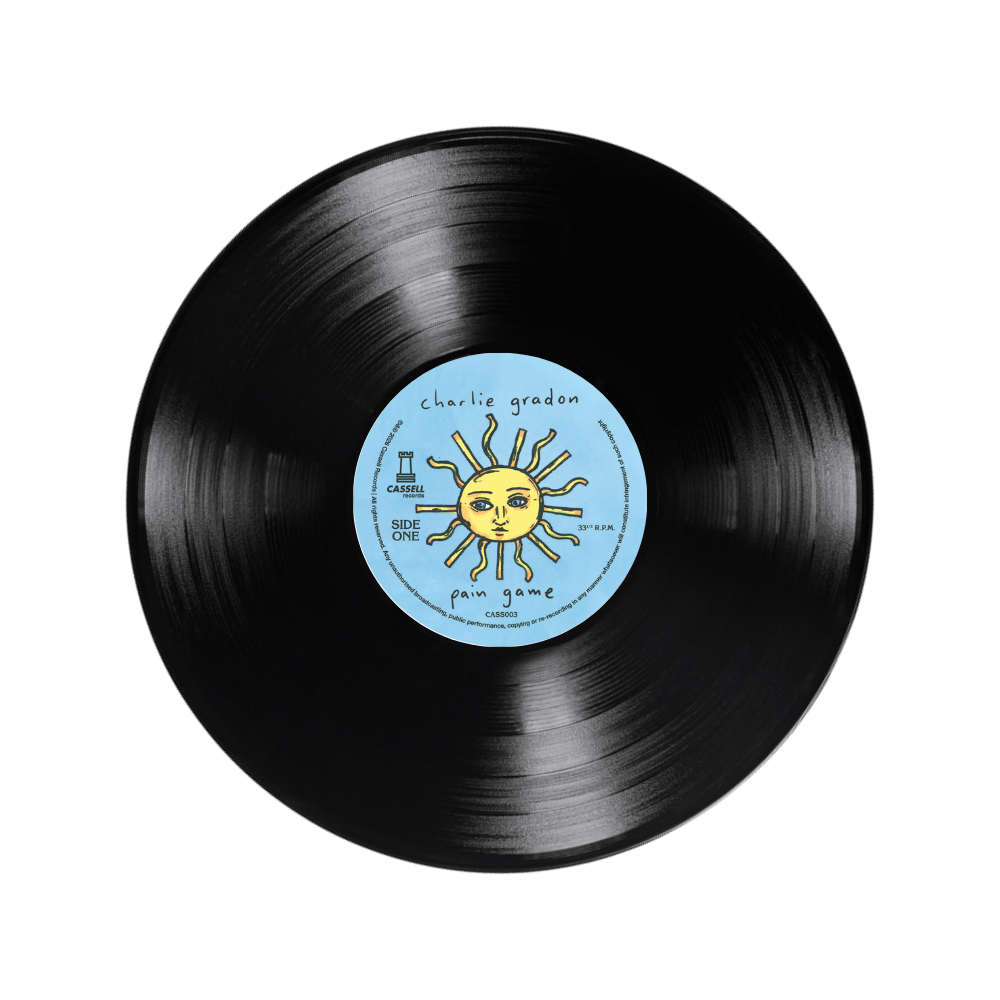 CHARLIE GRADON - PAIN GAME - BLACK VINYL LP