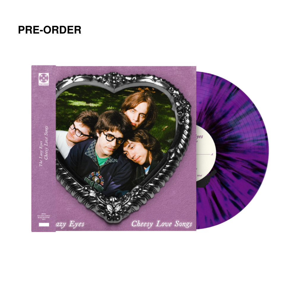 The Lazy Eyes - Cheesy Love Songs - World Exclusive Splatter Vinyl LP