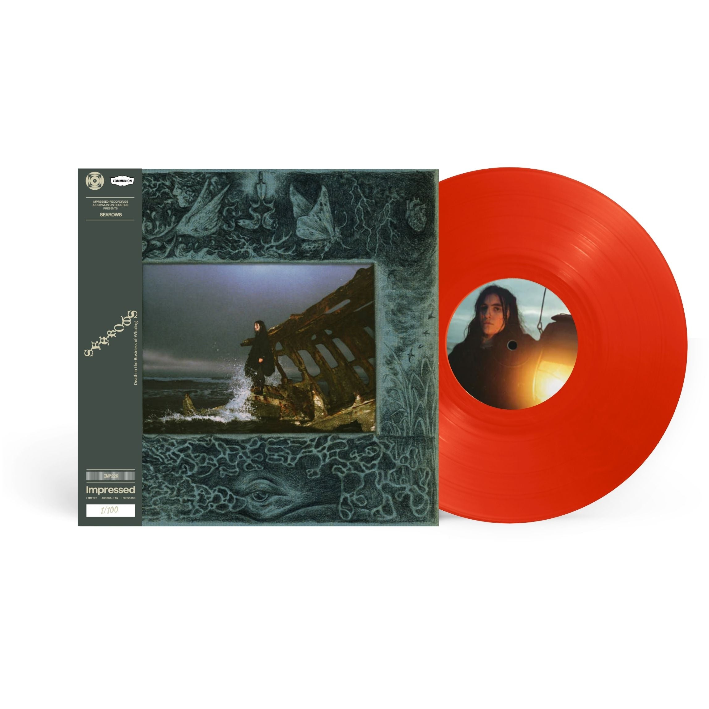 SEAROWS - DEATH IN THE BUSINESS OF WHALING - Exclusive Red Vinyl LP