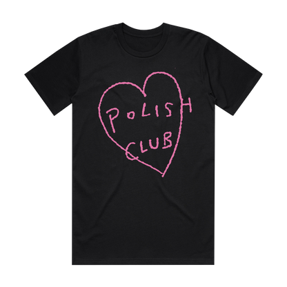 Polish Club - Heavy Weight Heart - T-Shirt &amp; Digital Download Bundle