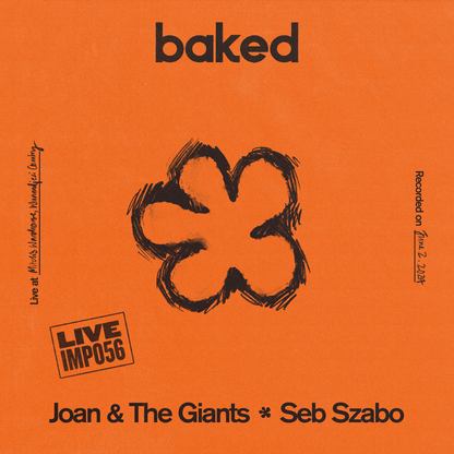 Joan &amp; The Giants/Seb Szabo - Live in Collingwood 7&quot; Vinyl