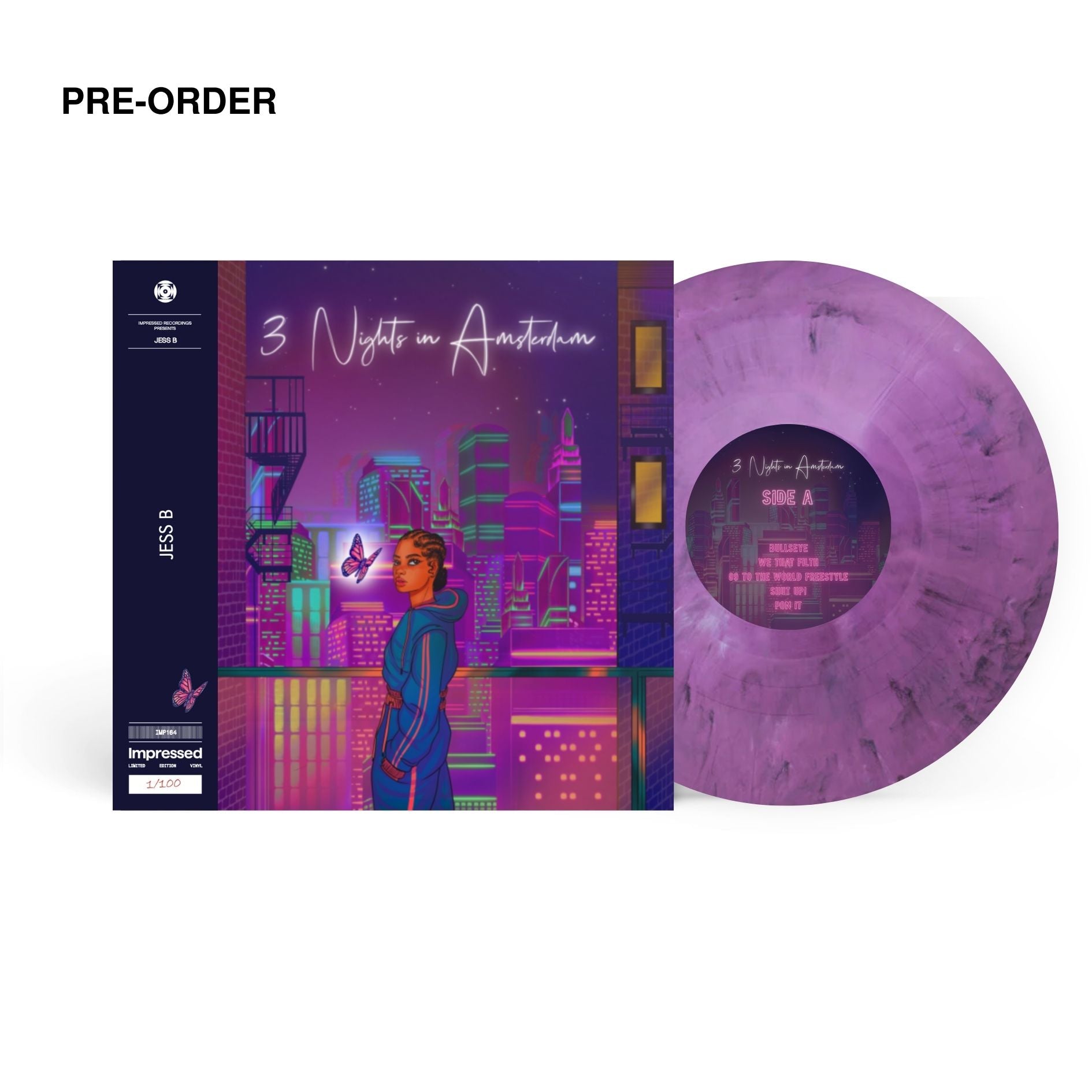 JESSB - 3 NIGHTS IN AMSTERDAM - VINYL EP