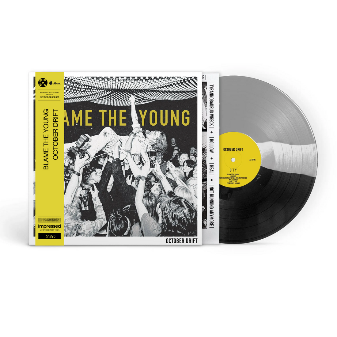 October Drift Blame The Young Impressed Vinyl LP