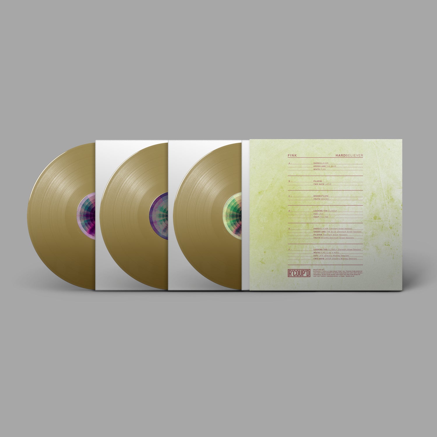 Fink - Hard Believer (10 Year Anniversary Edition) - 3LP Metallic Sand Exclusive