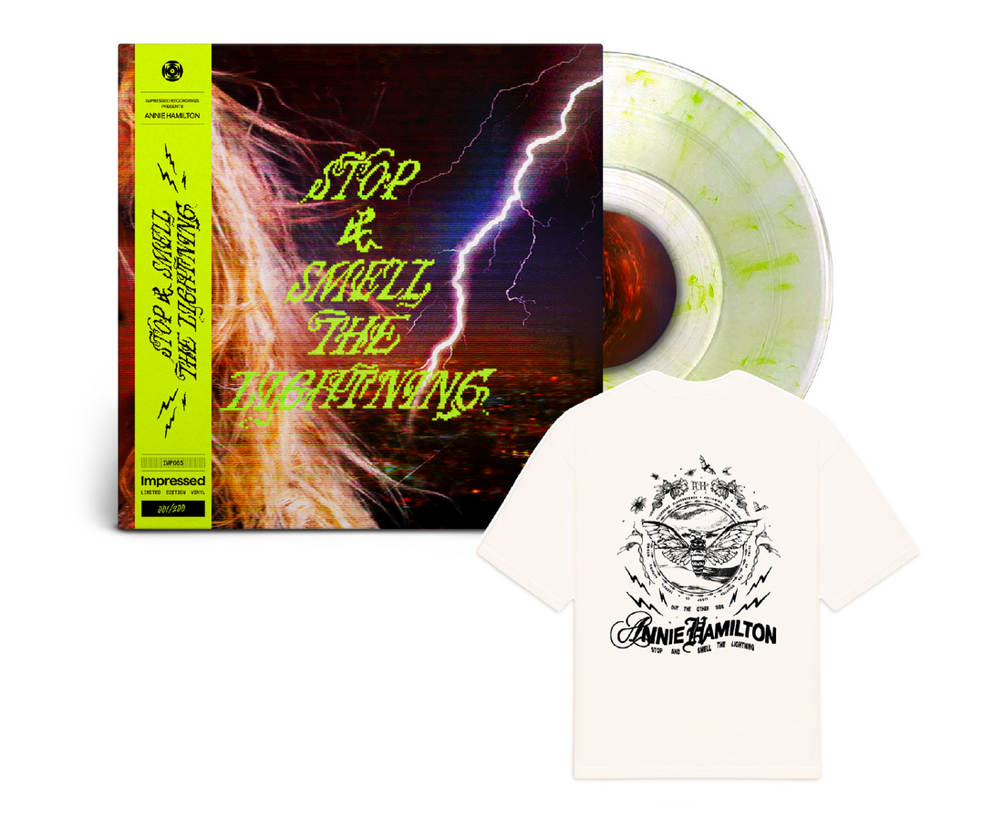 Annie Hamilton - Stop and Smell The Lightning - Vinyl LP and Exclusive Tee Bundle