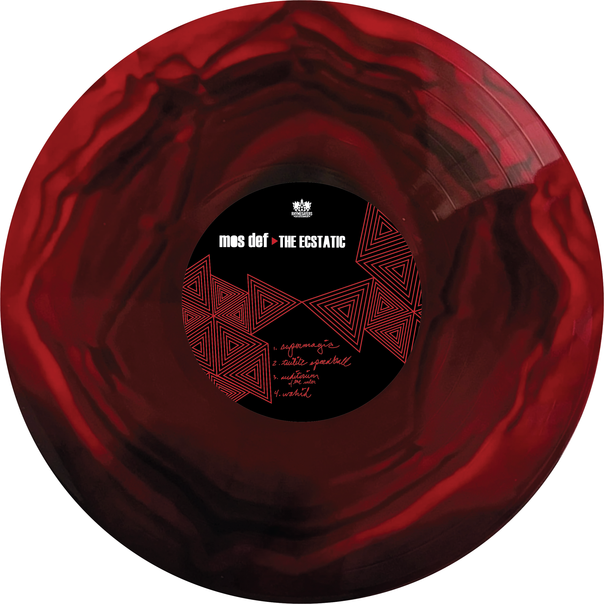 Yasiin Bey - The Ecstatic - World Exclusive 'Red & Black Marble'