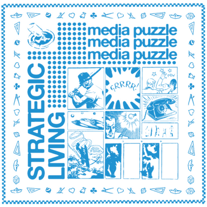 Media Puzzle - Strategic Living/A Brief History Of Planets, Space and Shit - DBL EP Vinyl