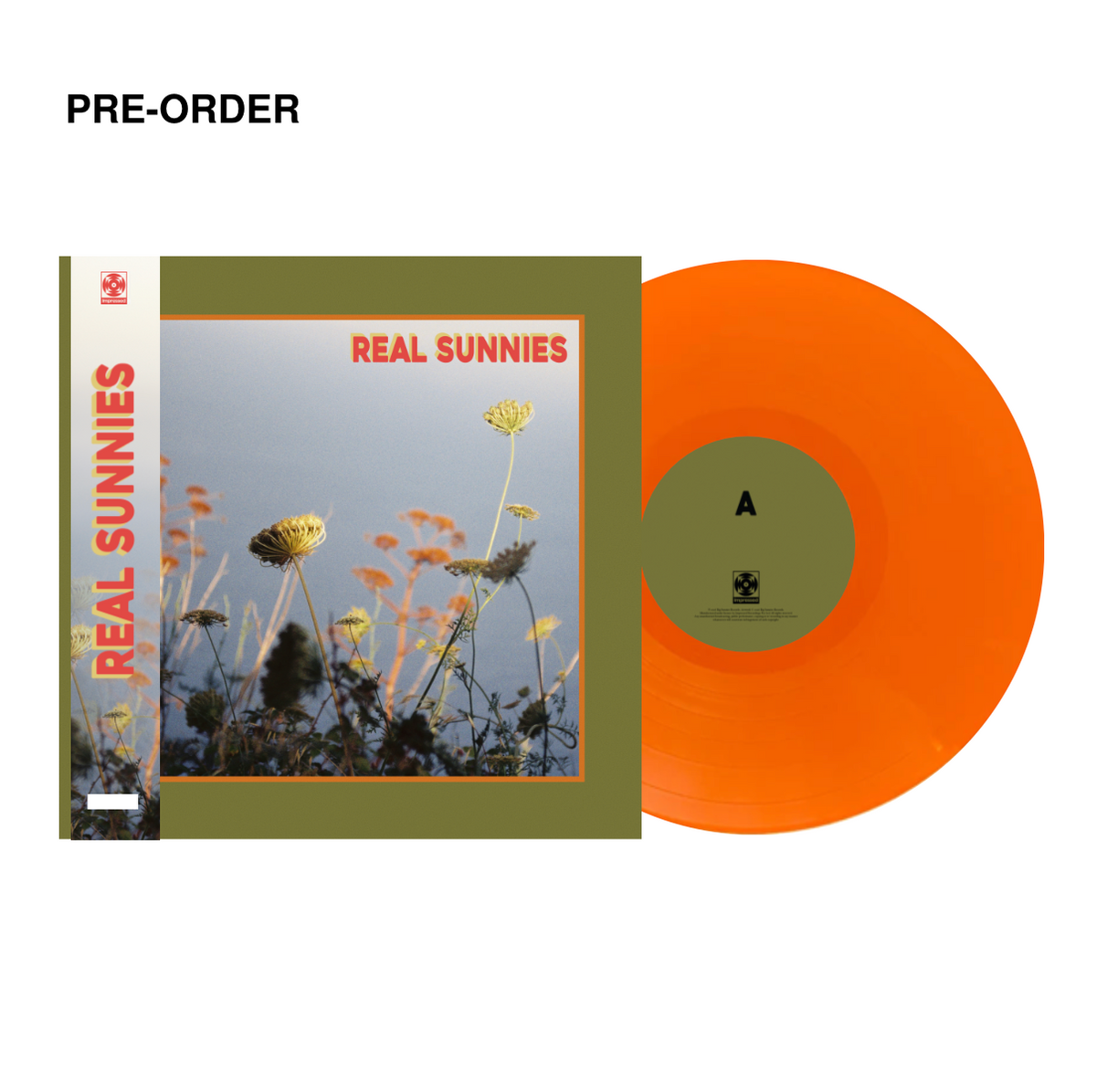 Real Sunnies - Self Titled - Burnt Orange Vinyl LP