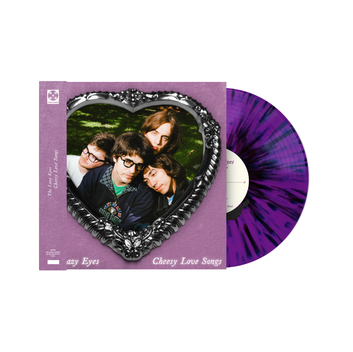 The Lazy Eyes - Cheesy Love Songs - World Exclusive Splatter Vinyl LP
